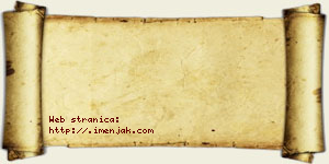 Anđela Mančić vizit kartica